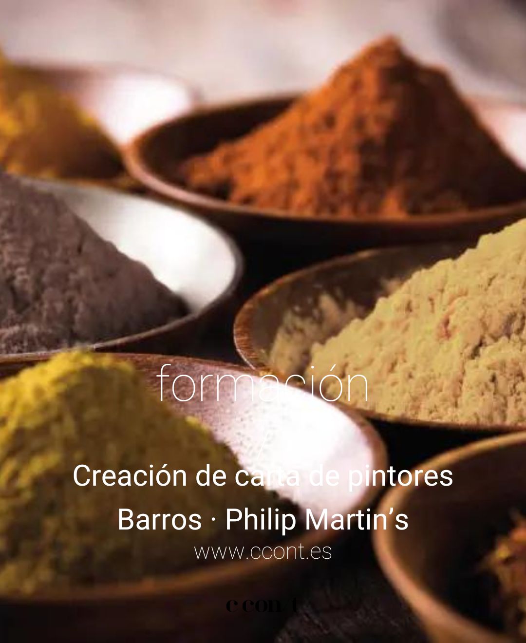 18 Marzo 2024: Curso de Creación de carta de pintores (Barros) Philip Martin's en Madrid