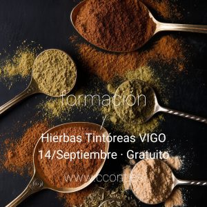 14/septiembre: Formación en Hierbas Tintóreas en Vigo