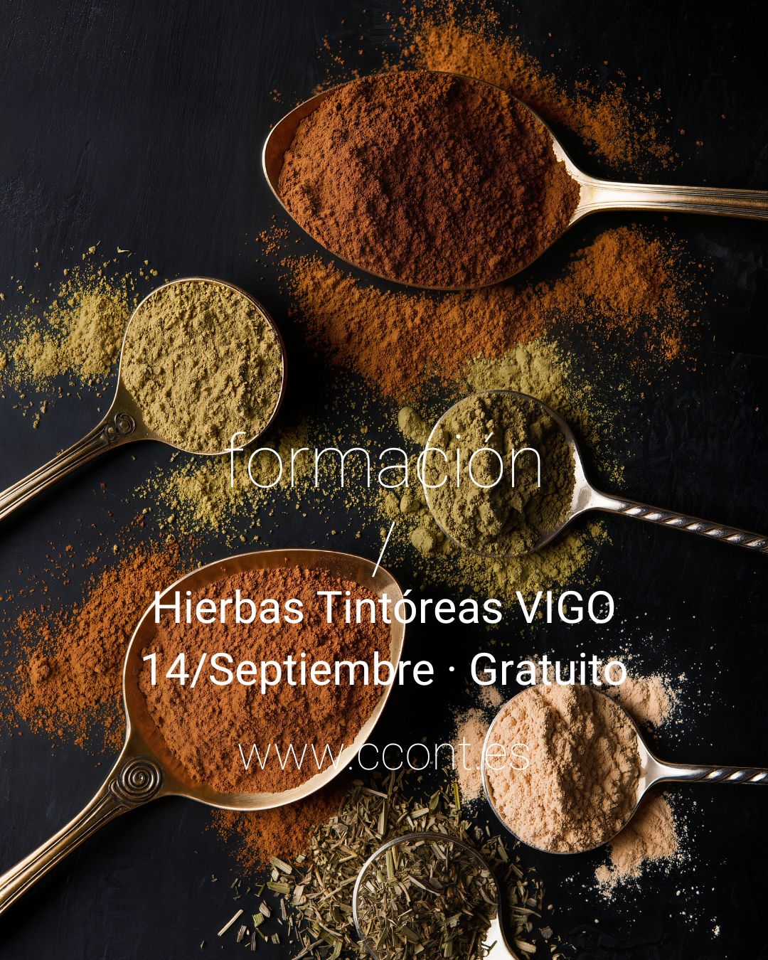 14/septiembre: Formación en Hierbas Tintóreas en Vigo