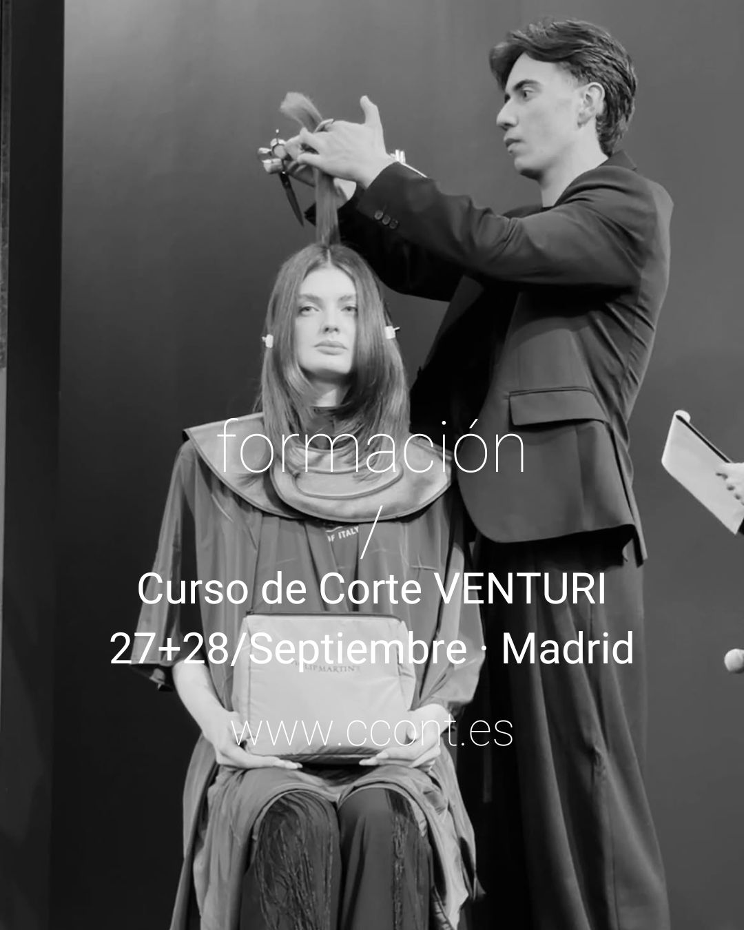 27+28/septiembre: Formación en corte VENTURI en Madrid