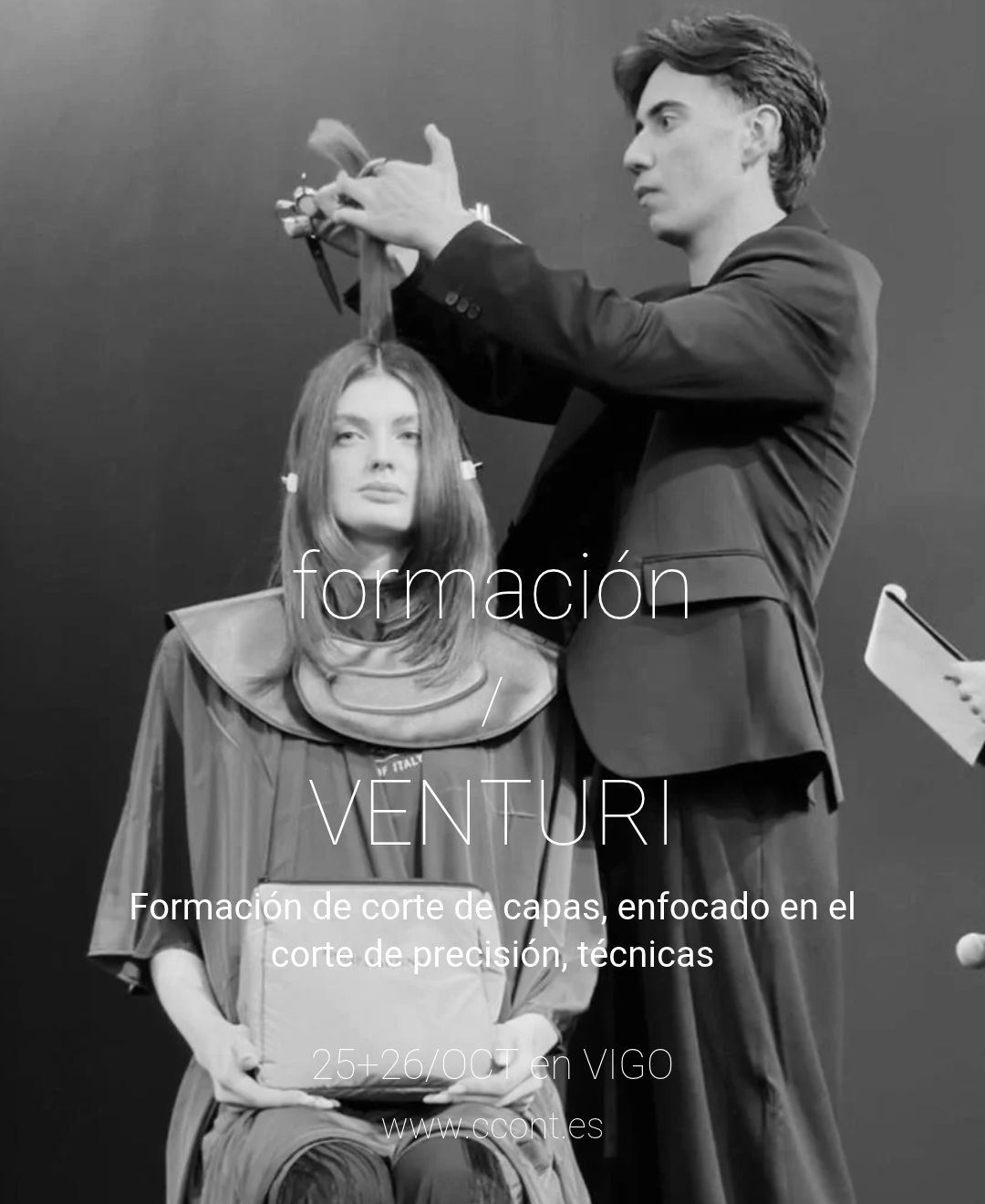 25+26/octubre: Formación en Corte VENTURI en Vigo